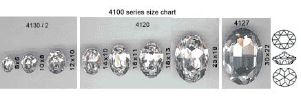Swarovski Oval Rhinestones